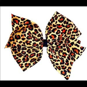 Large Cheetah Bow ✨FREE SHIPPING ON 5+ BO…